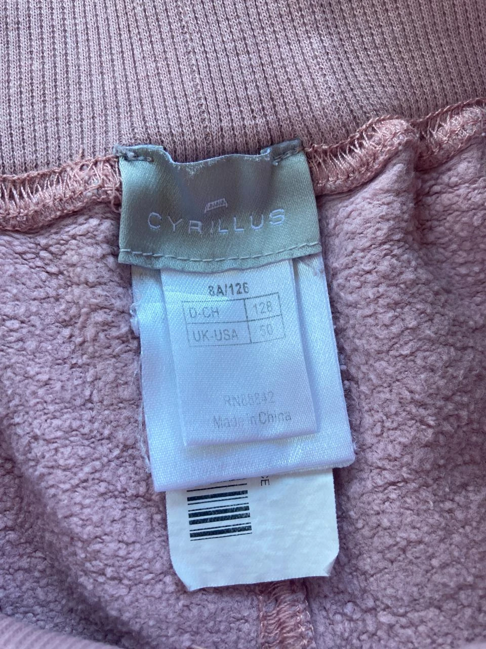 Pink fleece pants Cyrillus 8 years – photo 2